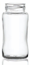 240 ml babyfles, helder, type 1 geblazen glas
